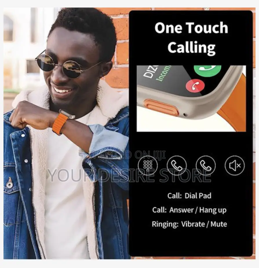 2.2'' Full Touch Screen Smart Watch - For Android Ios