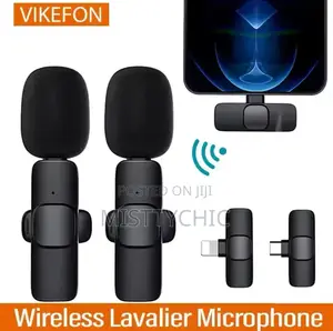 Portable Wireless Lavalier Microphone Audio