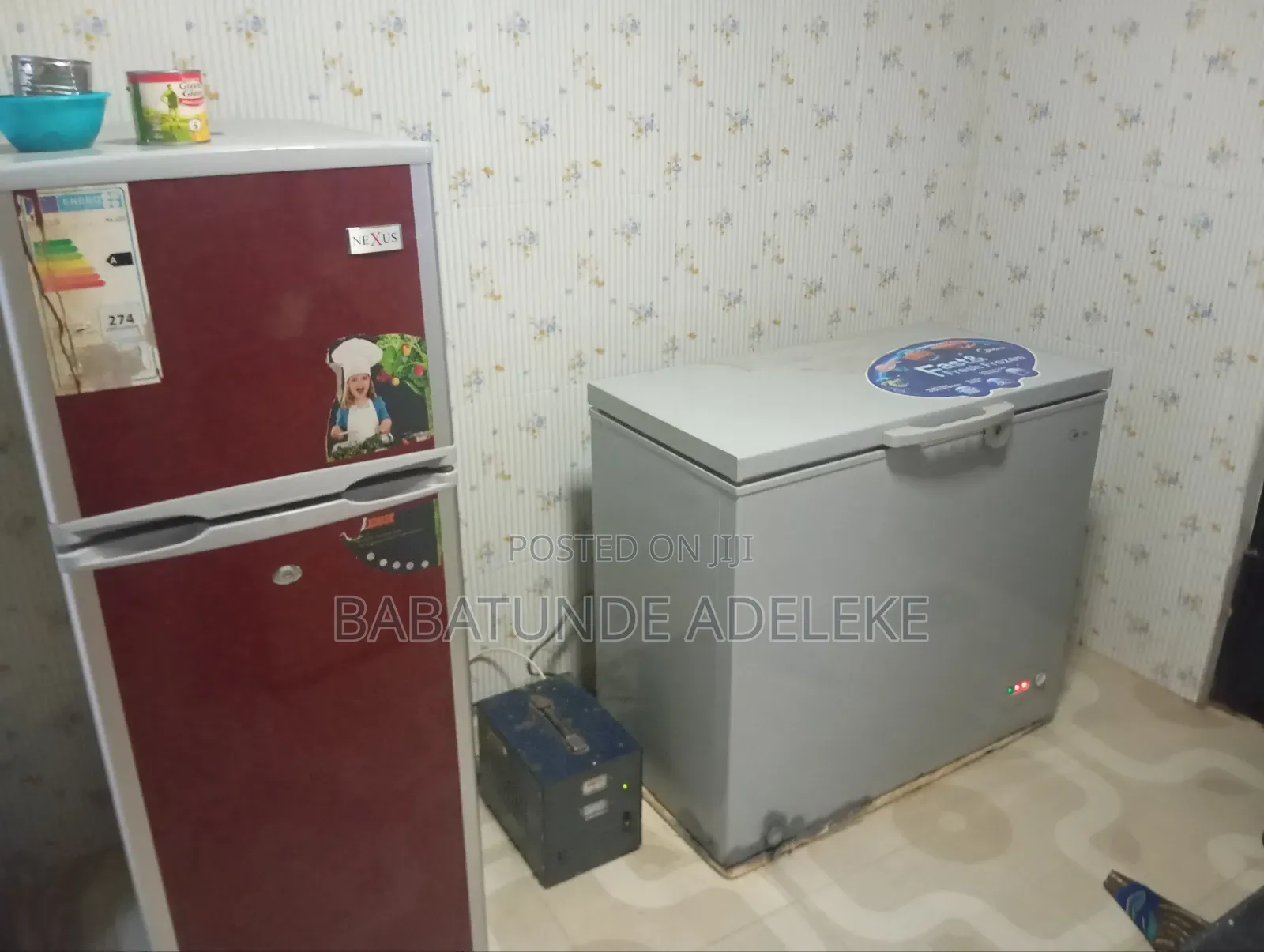 Nexus Fridge and Midea Freezer