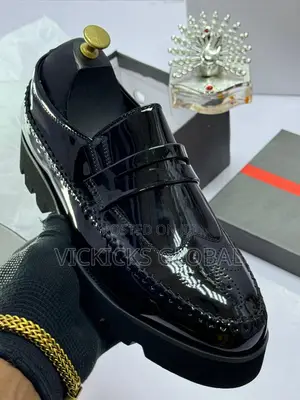 Prada Glossy Leather Shoe