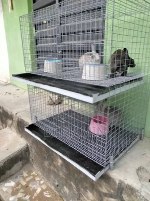Double Decker Rabbit Cage (4 Rooms)