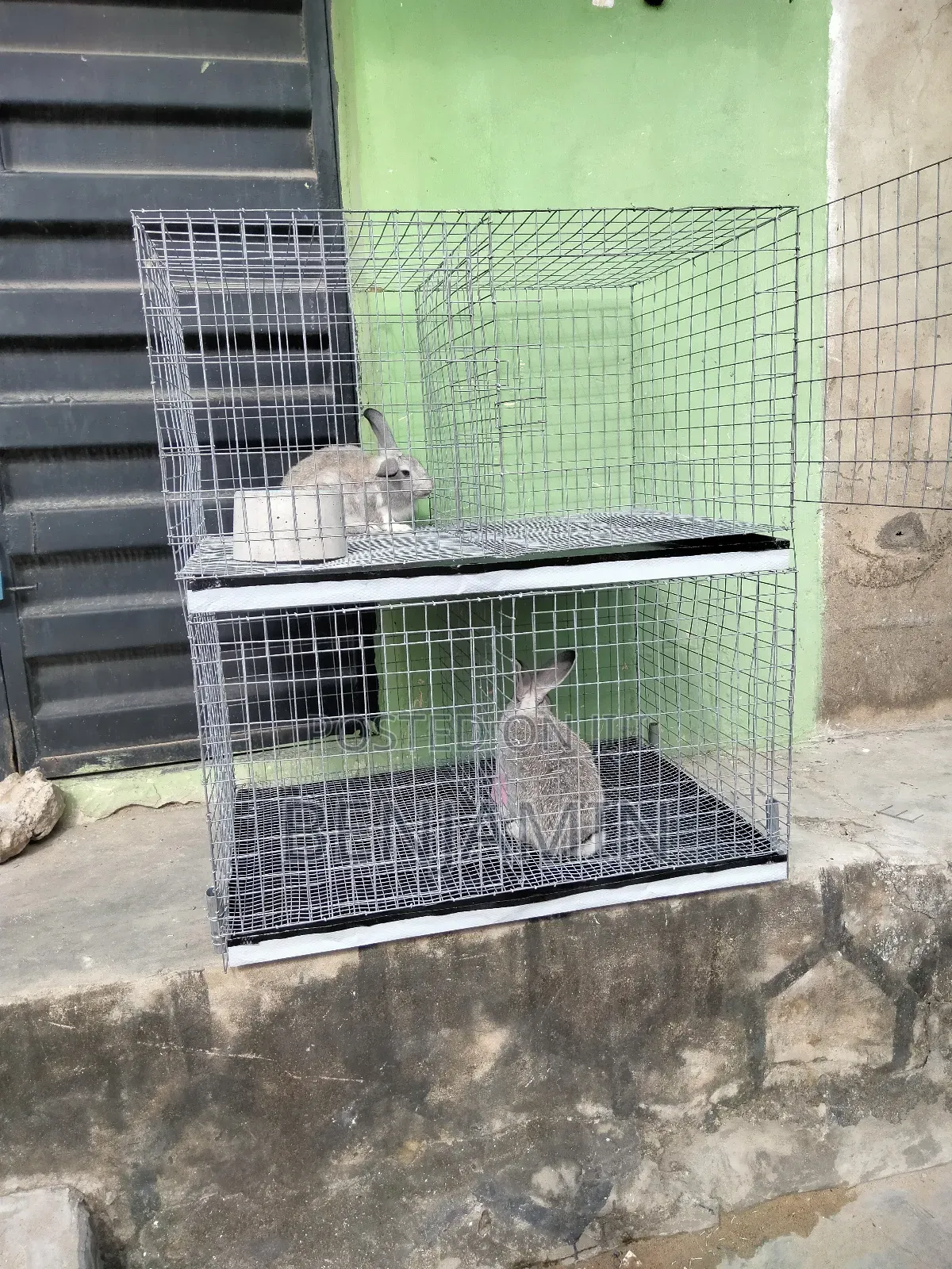 Double Decker Rabbit Cage (4 Rooms)