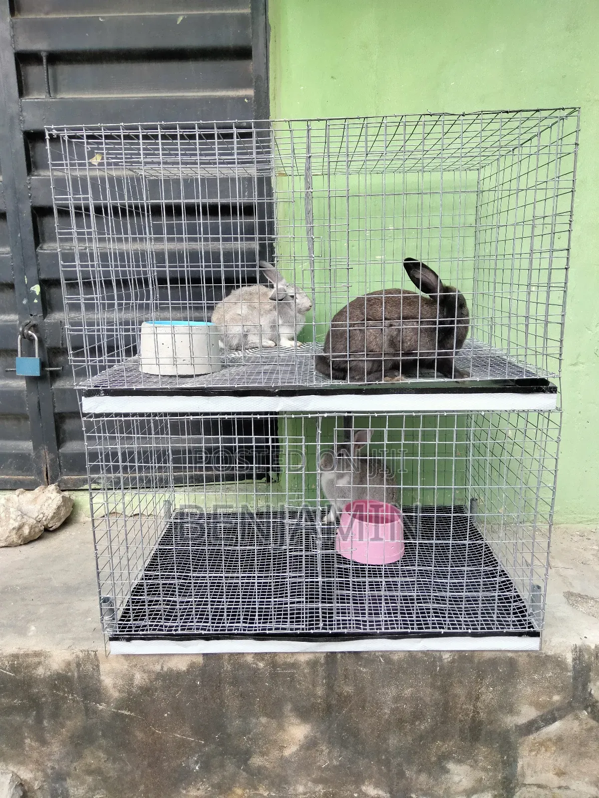 Double Decker Rabbit Cage (4 Rooms)