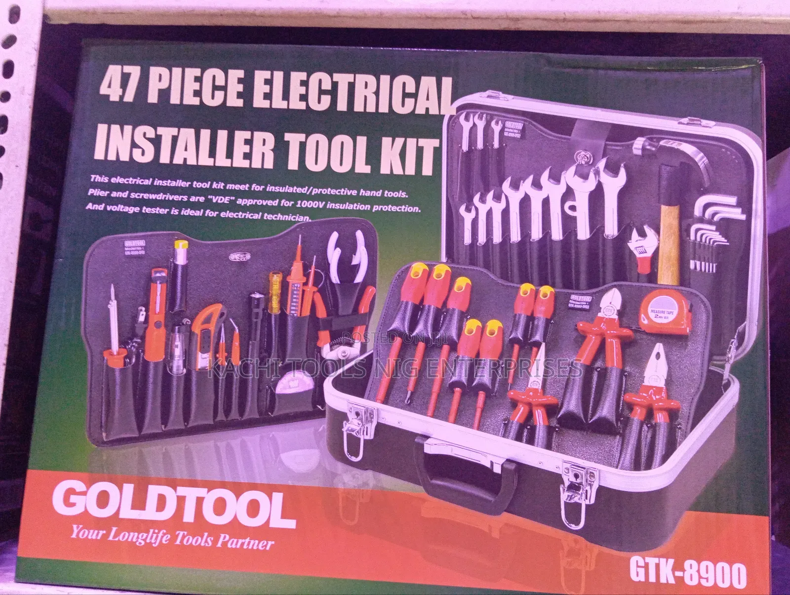 47psa Electrical Tools Box Set