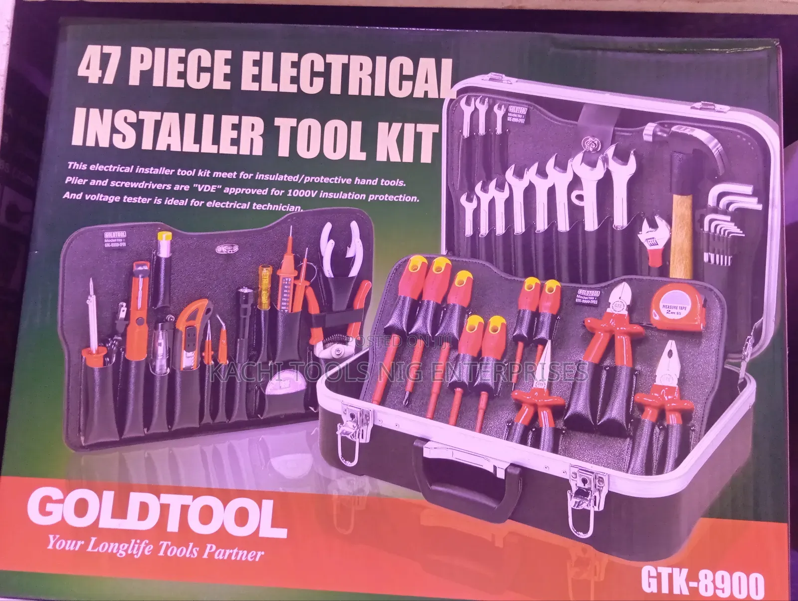 47psa Electrical Tools Box Set