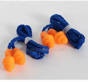 Noise Reduction , Sport, Swim, Sleep Earbuds With Rope - 2 PCS