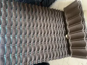 Coffee Brown Stone Coated Roofing Sheet
