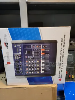 Yamaha 4-Channel Mixer With a Built-in Amplifier.