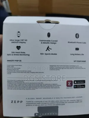 Amazfit Pop 3s Smart Watch