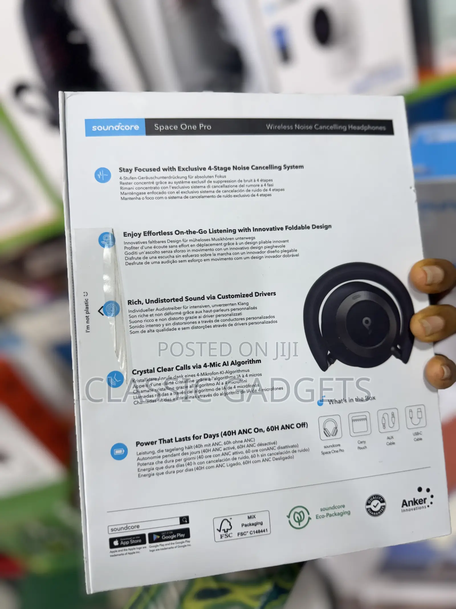 Soundcore by Anker Space One Pro Foldable Over-Ear Headphones