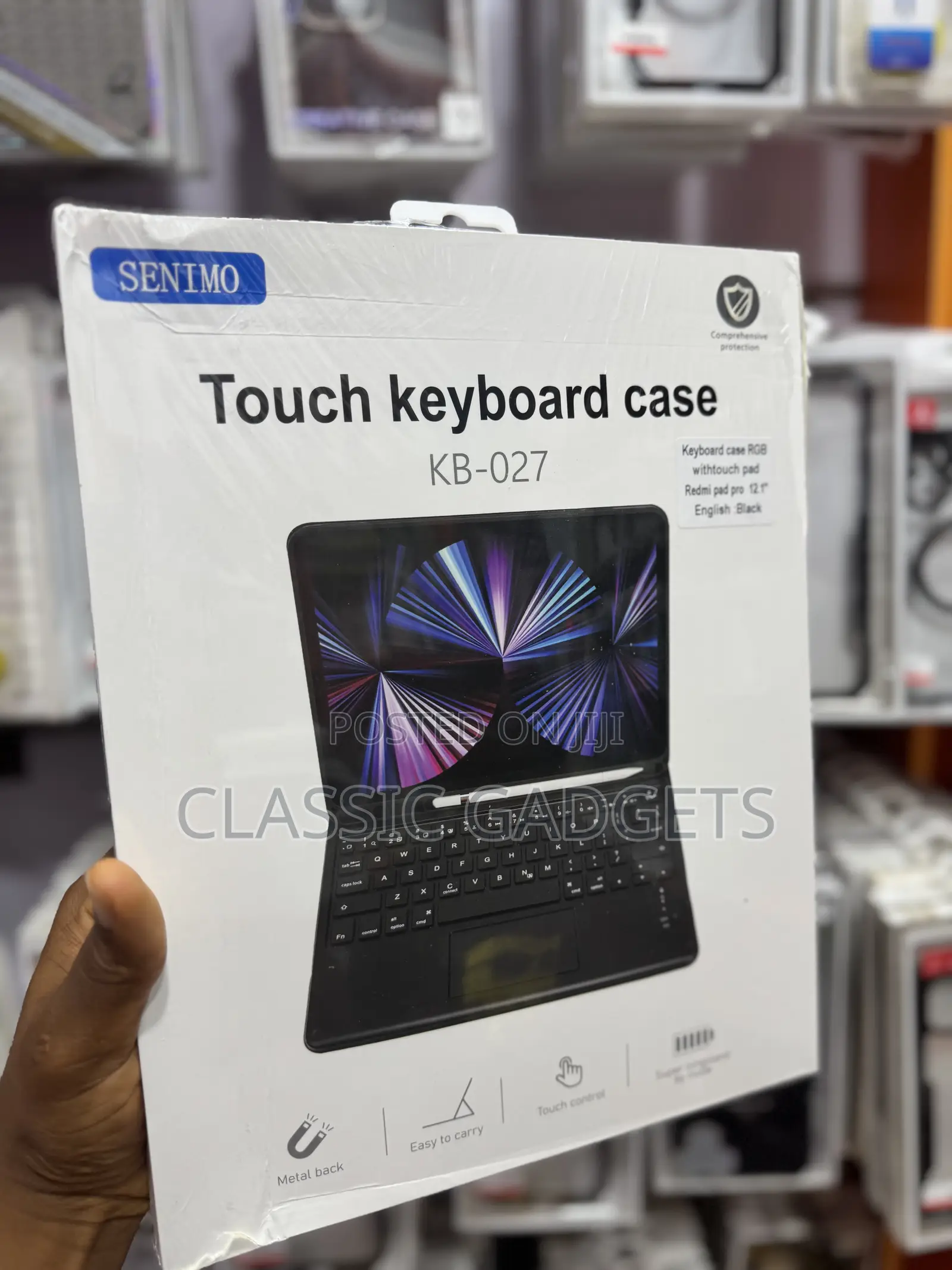 Keyboard Case With Backlight/Touchpad for Redmi Pad Pro 12.1 Inches