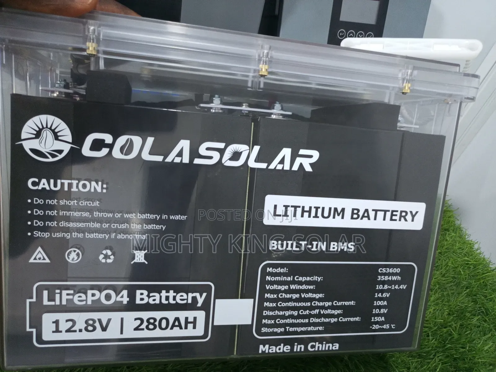 3584kwh Lithium Iron Battery 12v