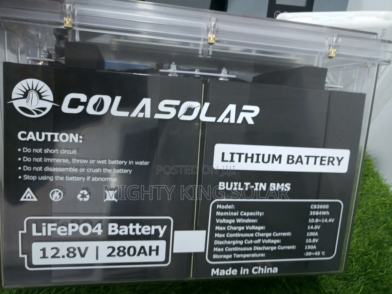 3584kwh Lithium Iron Battery 12v