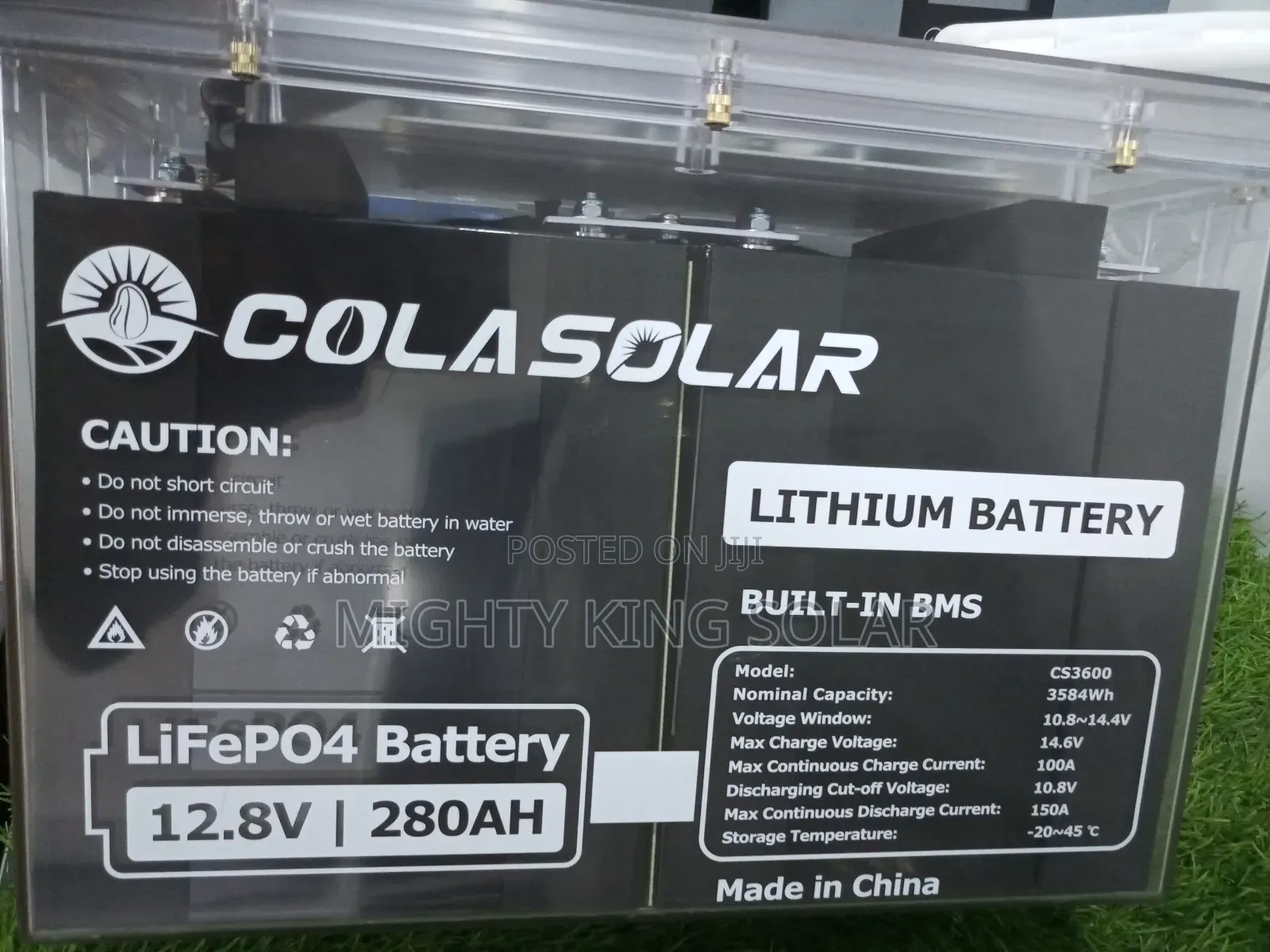 3584kwh Lithium Iron Battery 12v