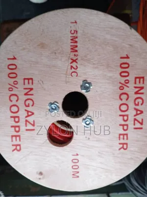 Engazi 100 Percent Copper 1.5 X 2core Fire Alarm Cable