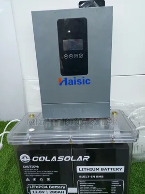 3584 KWH Cola Lithium Iron Battery Plus Hybrid Haisic Inverter