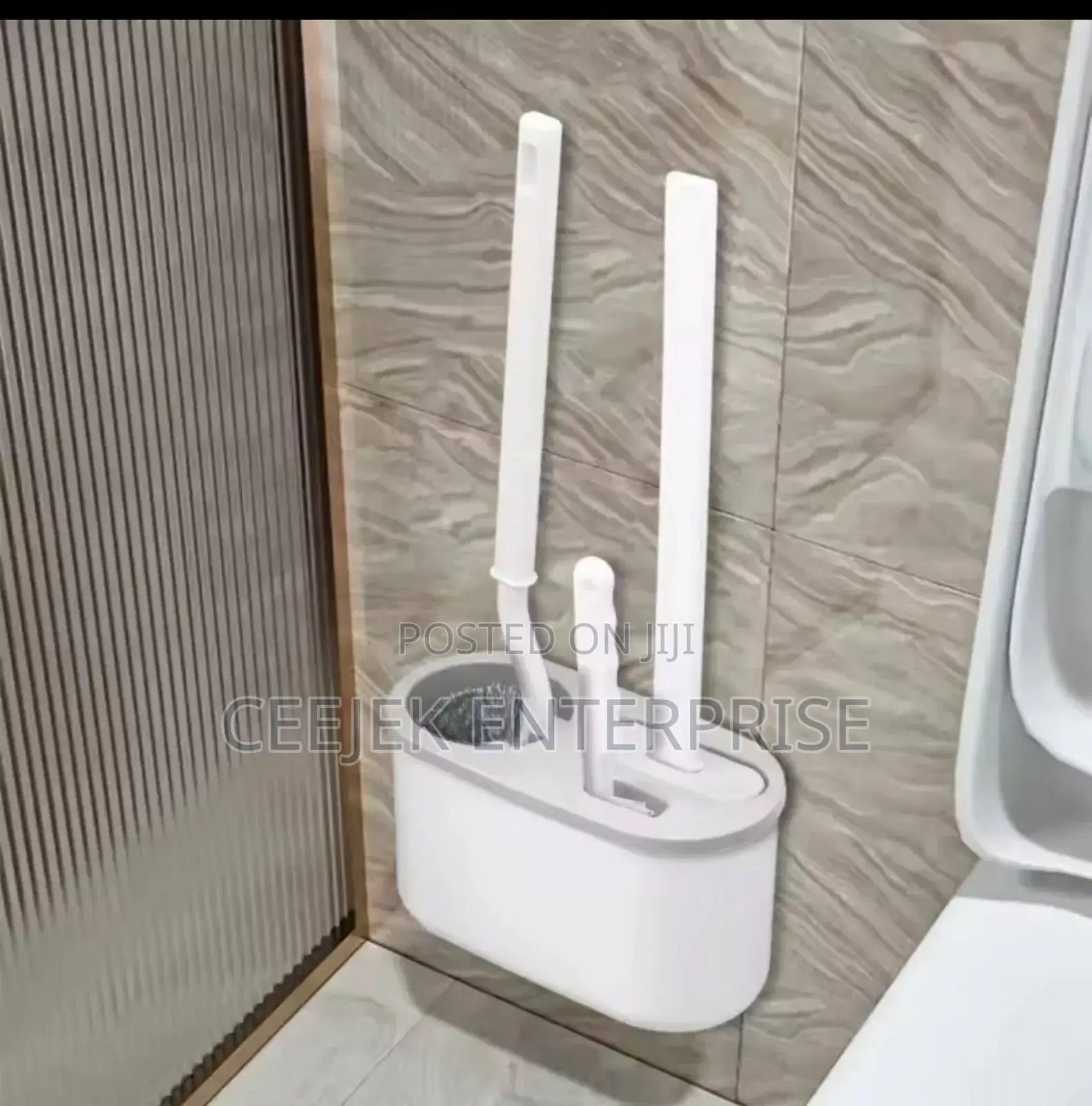 Luxury White Toilet Brush