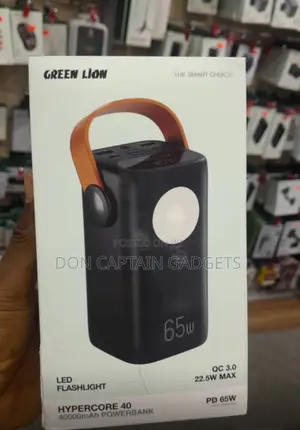 Green Lion Hypercore 40 Laptop Power Bank 40000mah / 65w