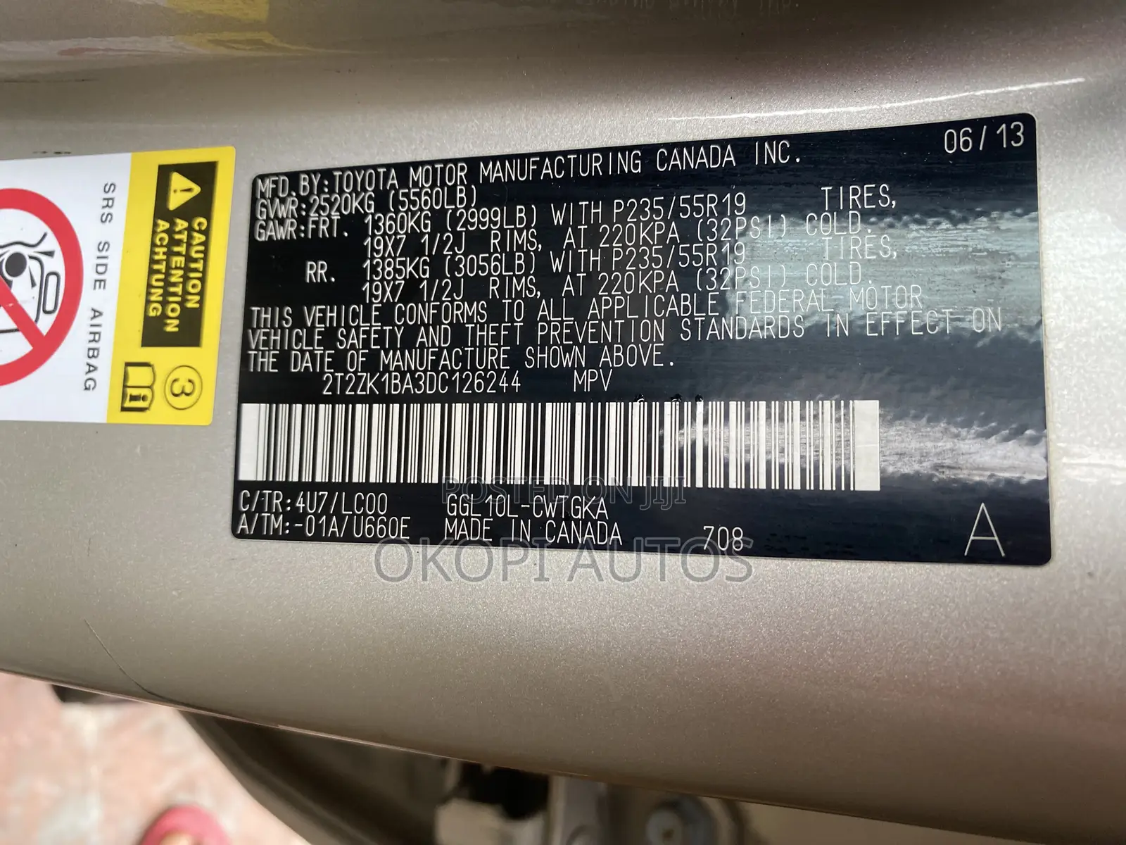 Lexus RX 350 2013 Gold