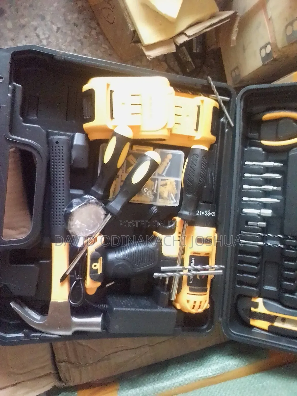 Hyman Cordless Drill Driver 10mm, 1500mah 2 Battery