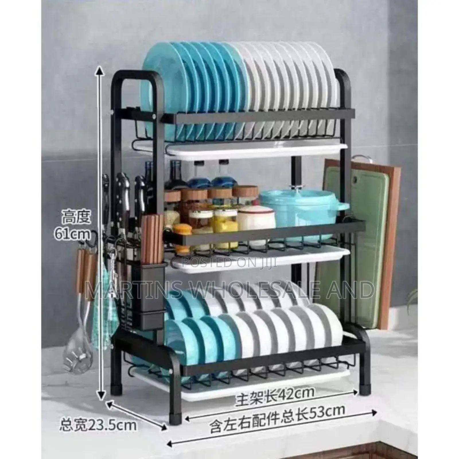 3 Tier Plate Dish Rack
