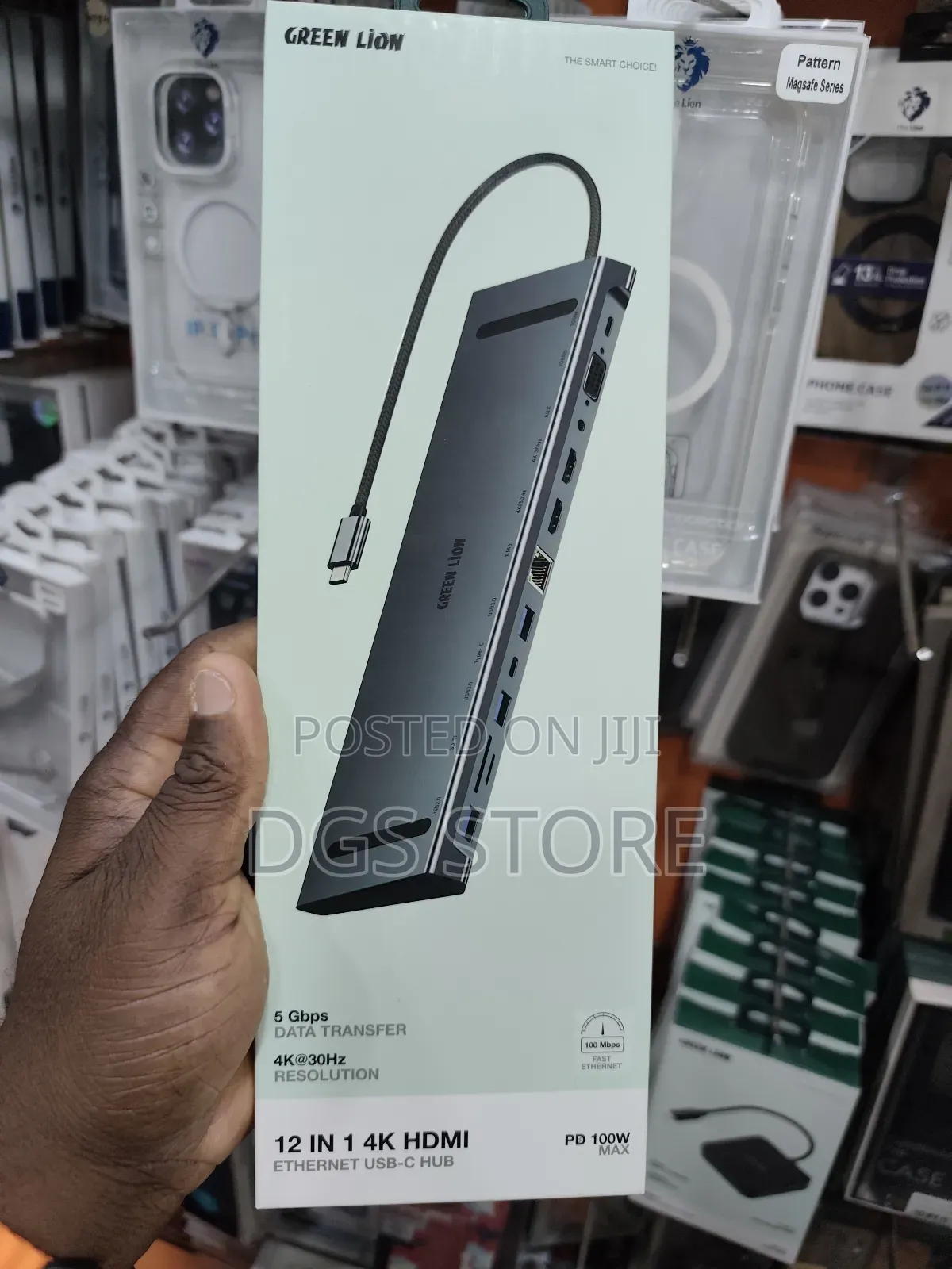 Green Lion 12in1 Hdmi Ethernet Usb C Hub