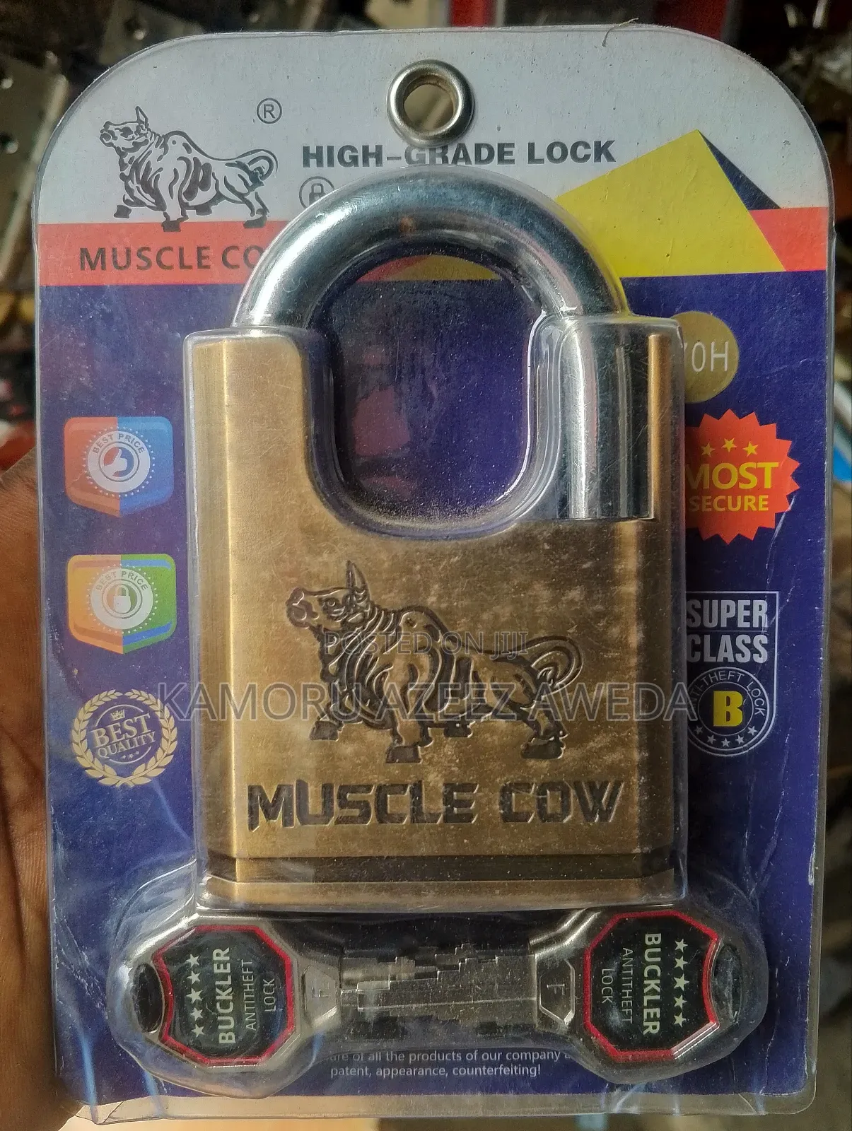 Muscle Cow Best Padlock Anty Rust Cup