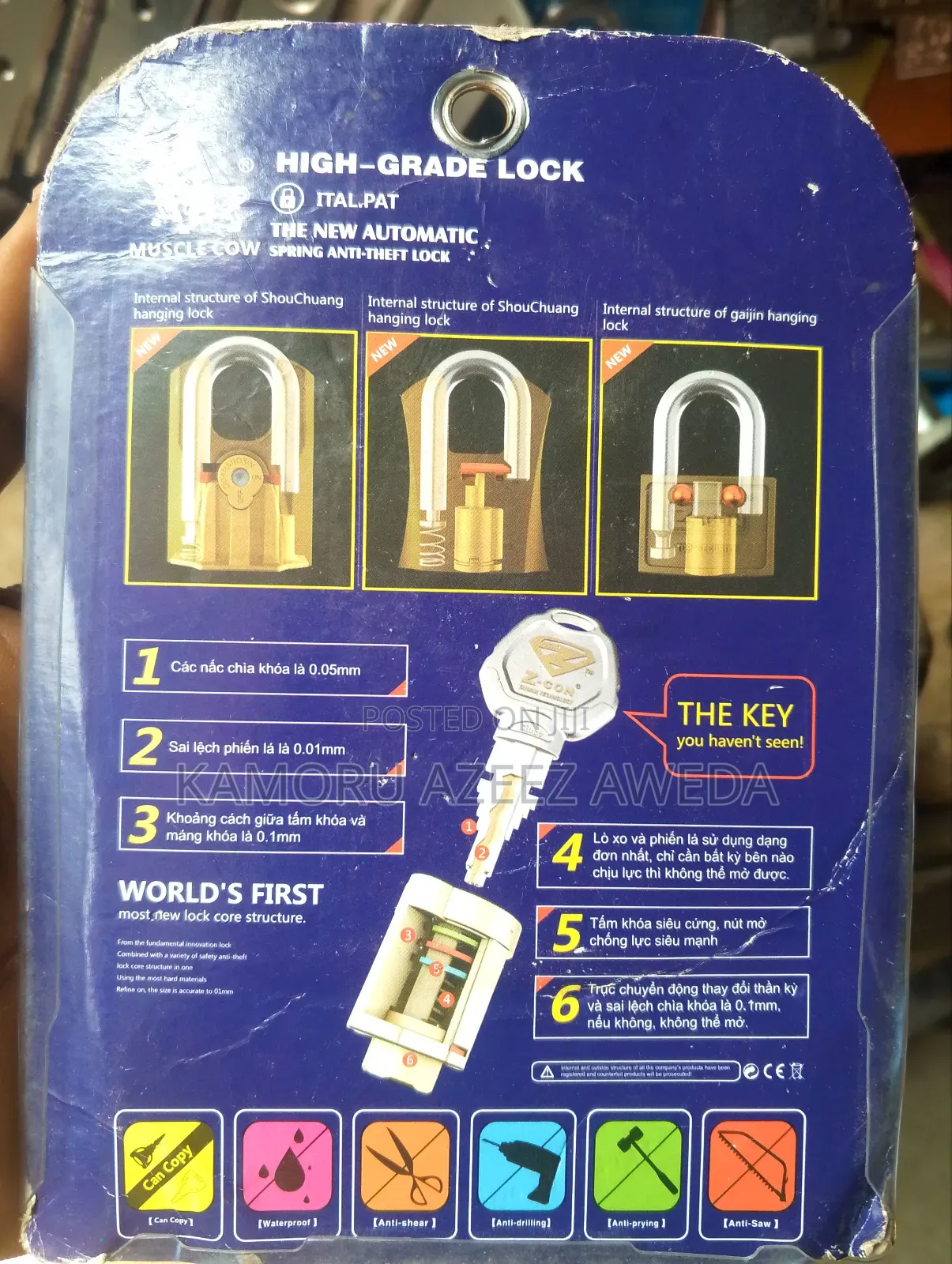 Muscle Cow Best Padlock Anty Rust Cup