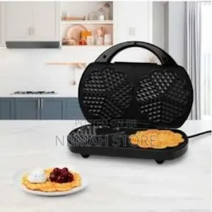 Raf Heart - Shape Double Waffle Maker - 1200w