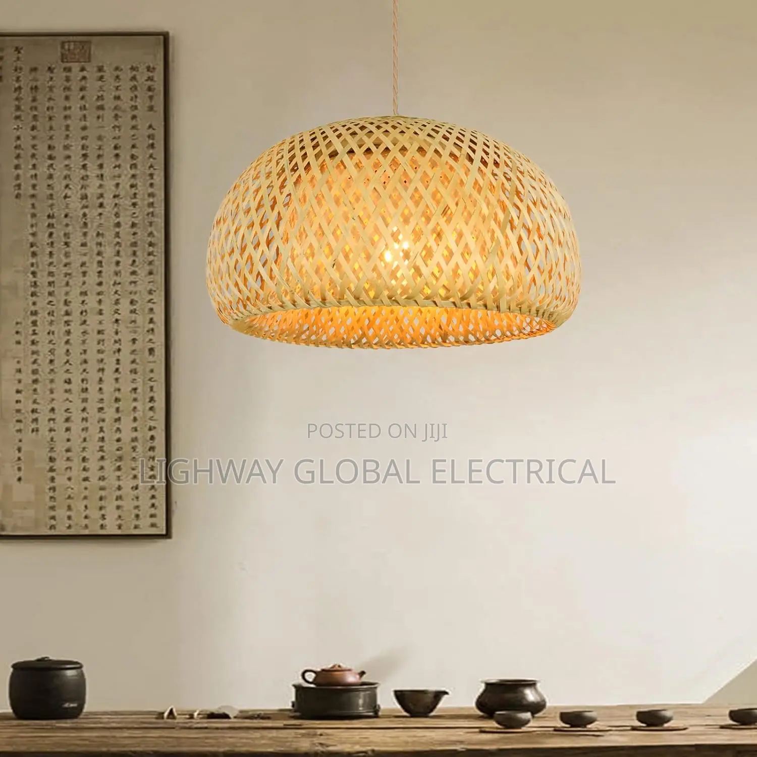 Decor Wooden Drop Light