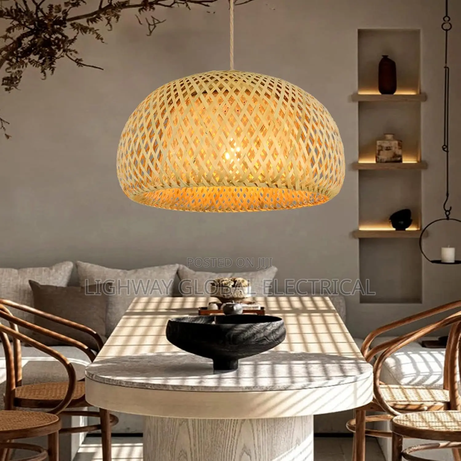 Decor Wooden Drop Light