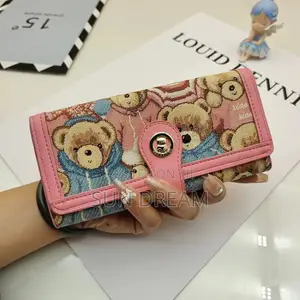 Woman Bear Purse Lady Wallet Small Hand Bag Card Bag