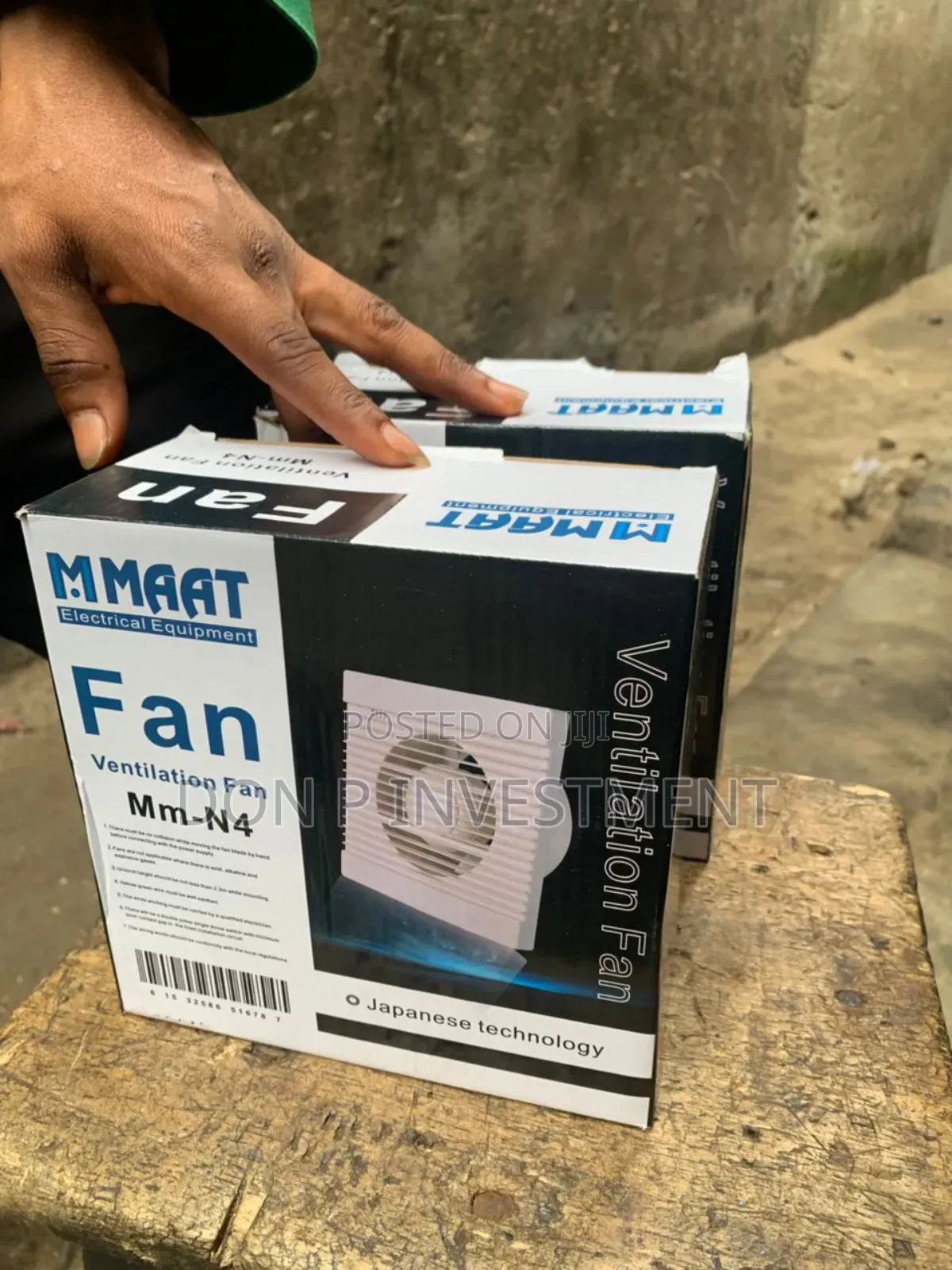 Mmaat Ventilation Fan 4"
