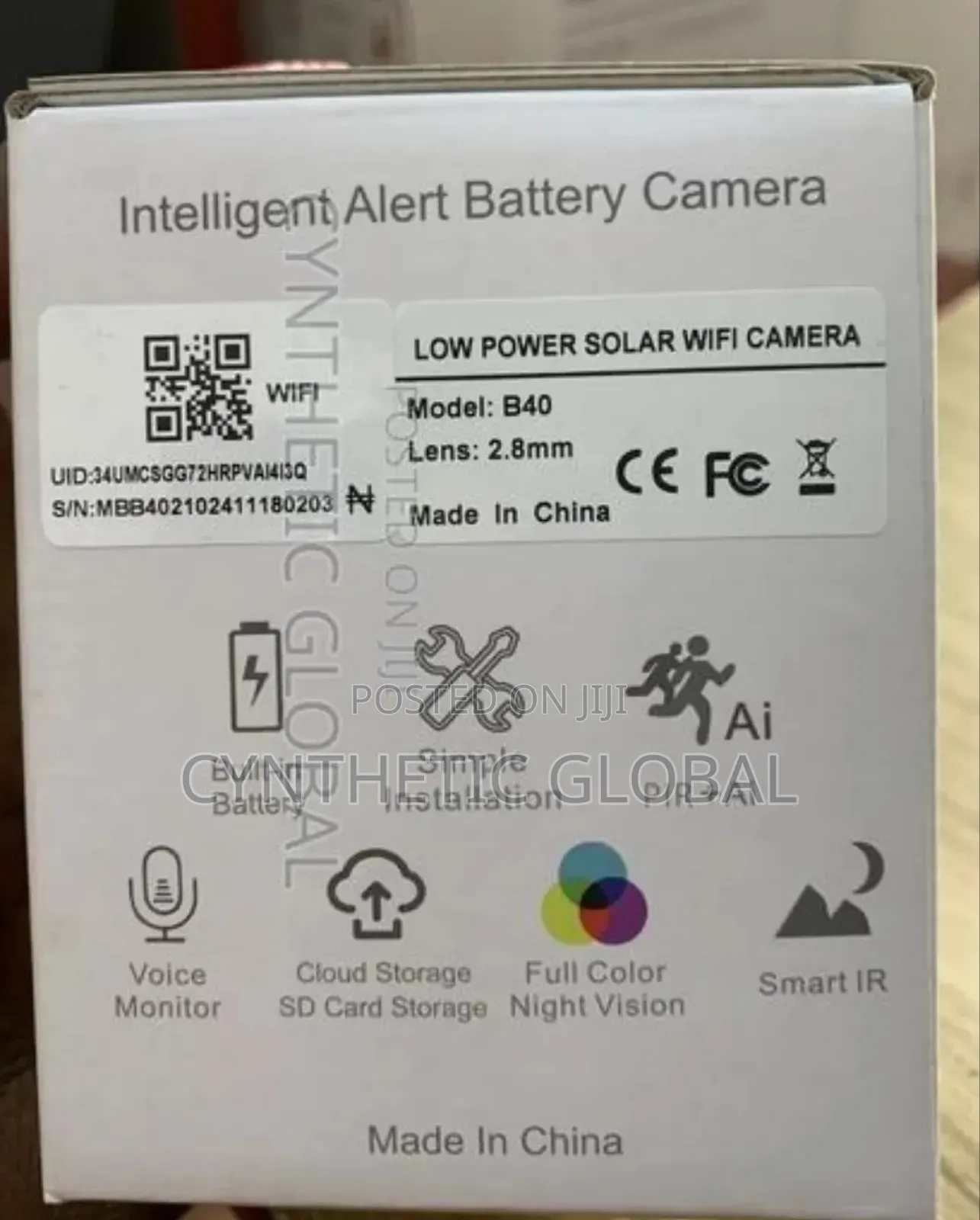 Indoor Low Power Wi-Fi Battery Camera
