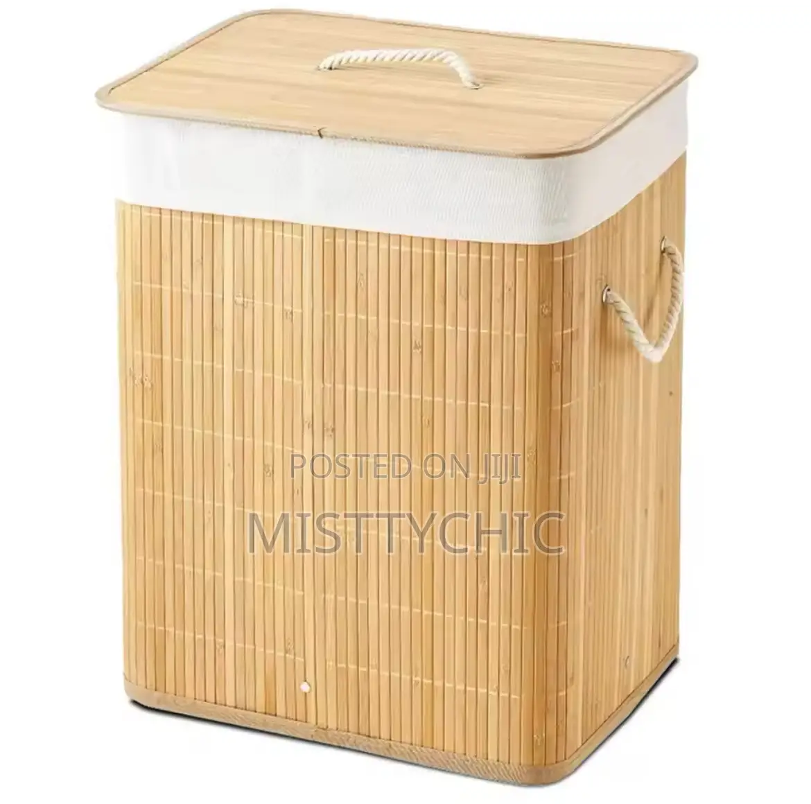 Bamboo Dirty Clothes Basket