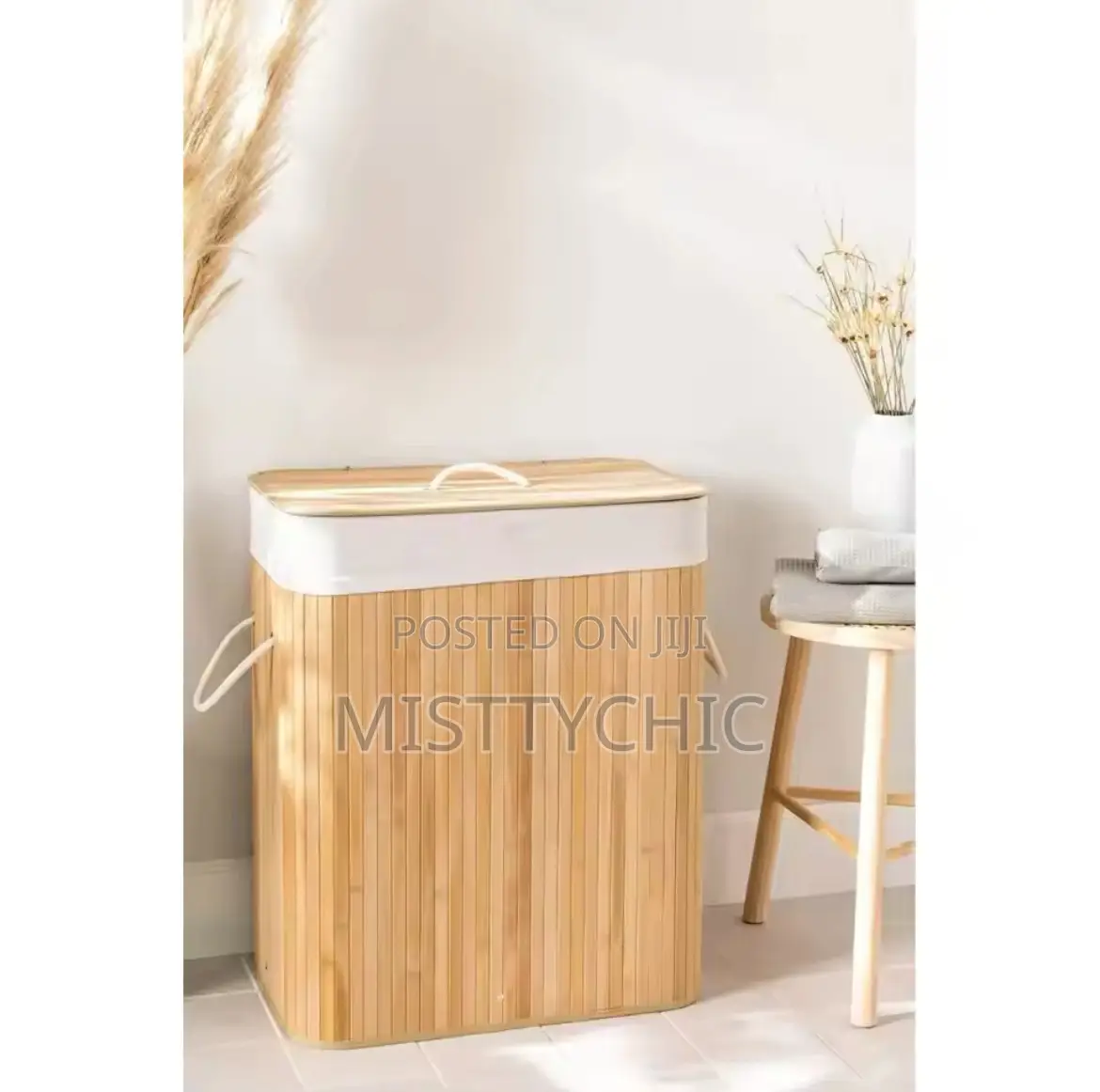 Bamboo Dirty Clothes Basket
