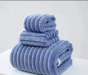 3in1 Absorbent Microfiber Velvet Coral Fleece