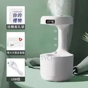 Black Technology Water Drop Anti-Gravity Humidifier