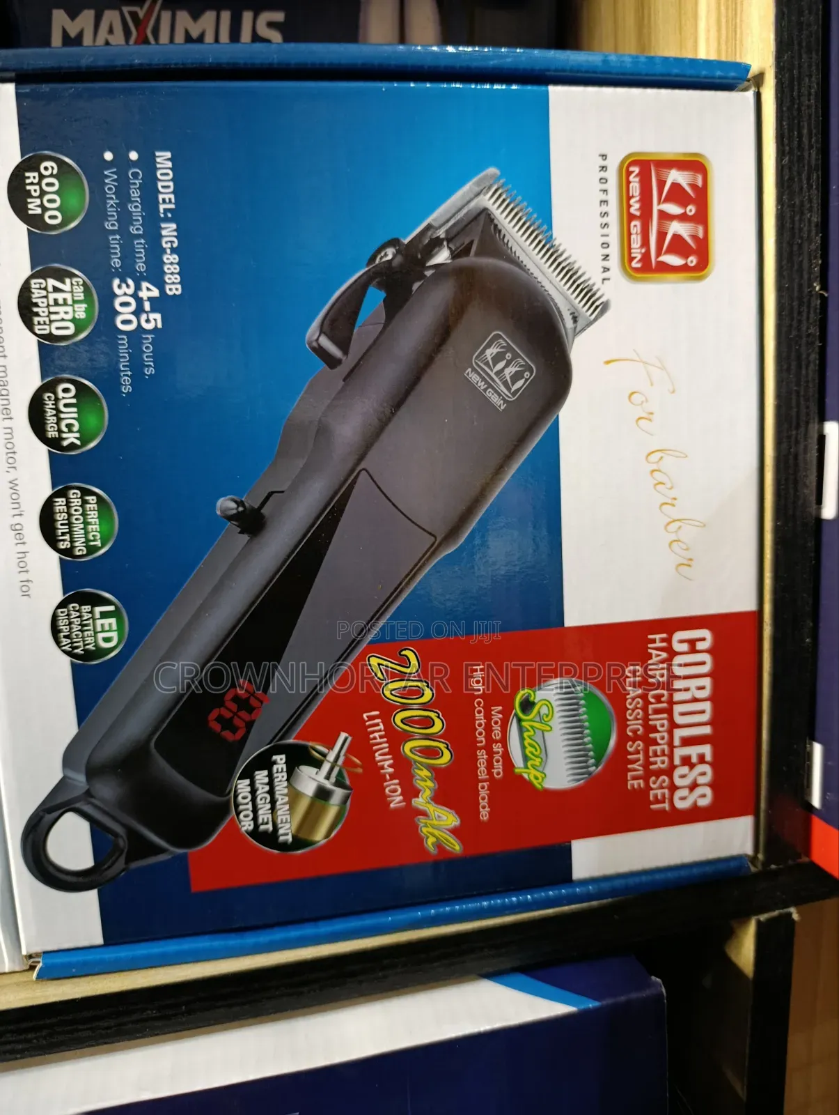 Kiki Professional Cordless Clippers