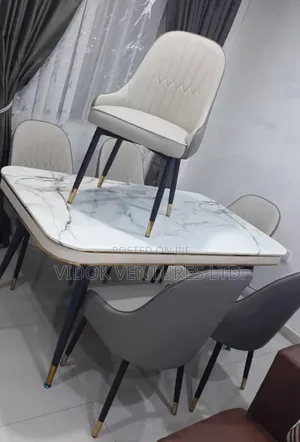 6 Seater Marble Dining Set