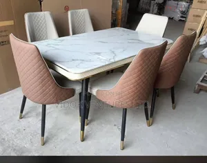 6 Seater Marble Dining for Dining Room