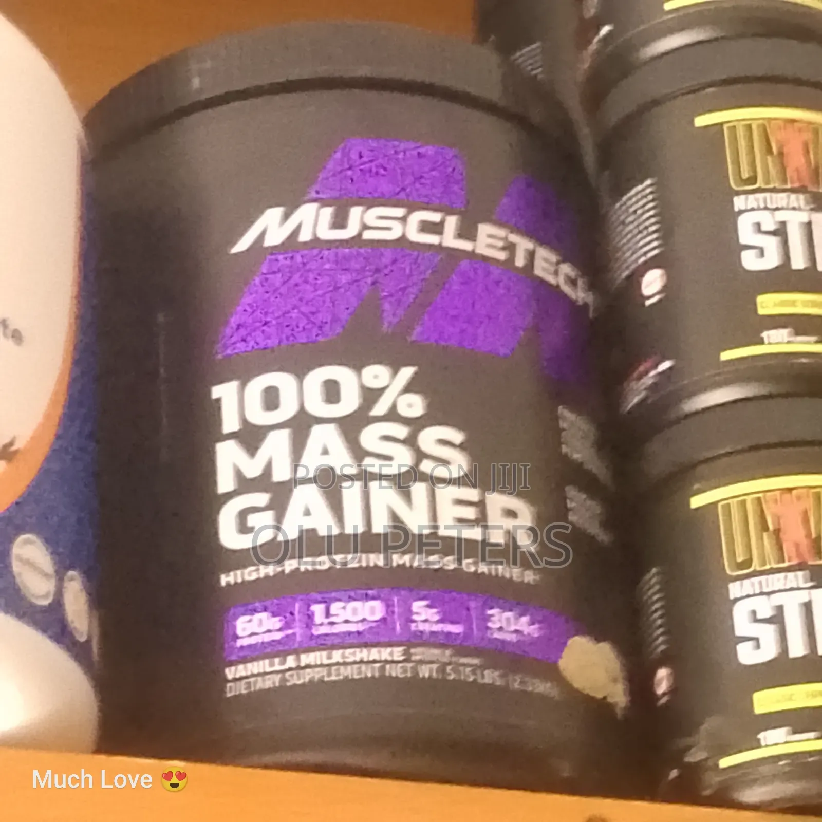 Muscletech 100% Mass Gainer Vanilla