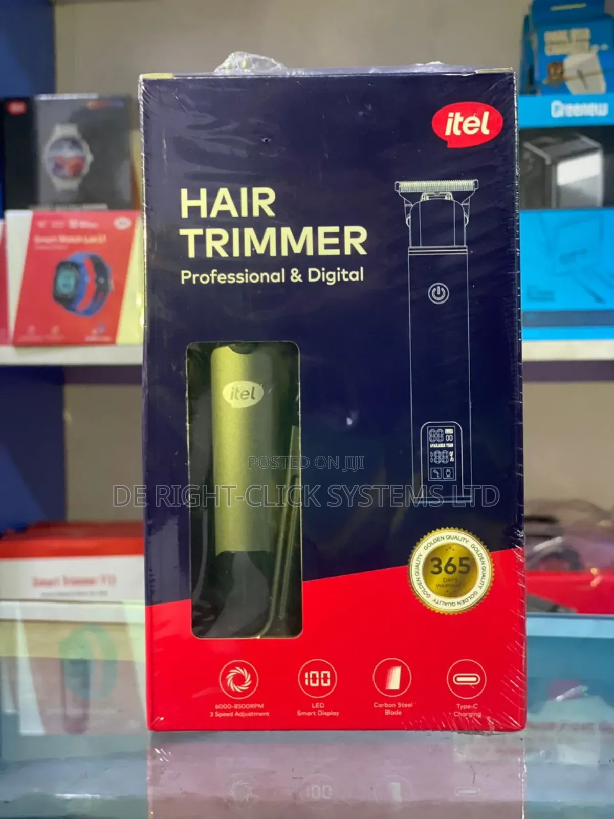 Itel Rechargeable Smart Led Trimmer Clipper Itr-35 Type C
