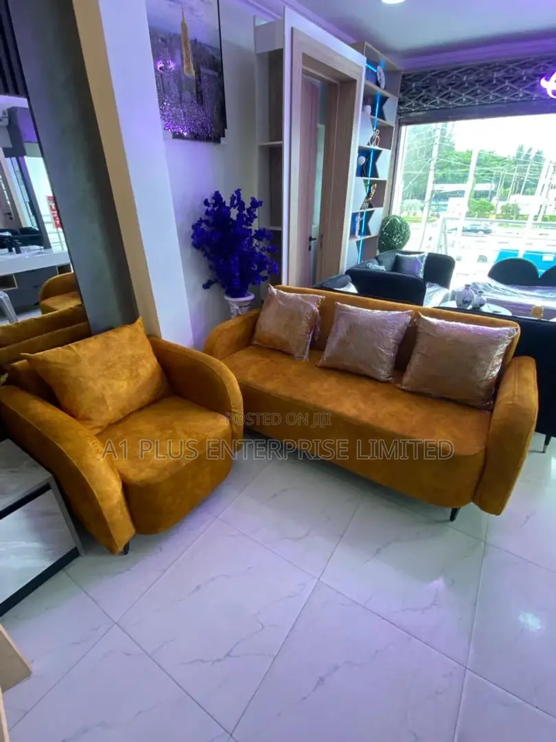 2,1 Seater Mustard Sofa