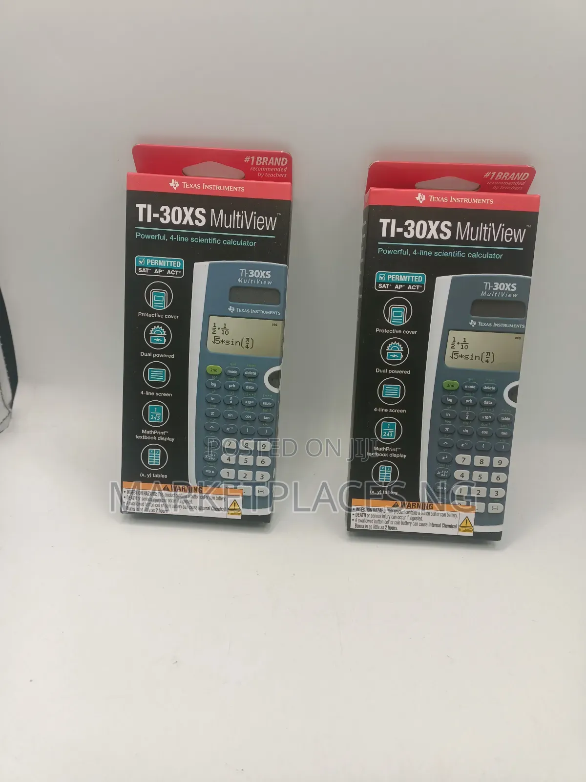Texas Instruments Calculator Ti-30xs Sat Gre - Solar Powered
