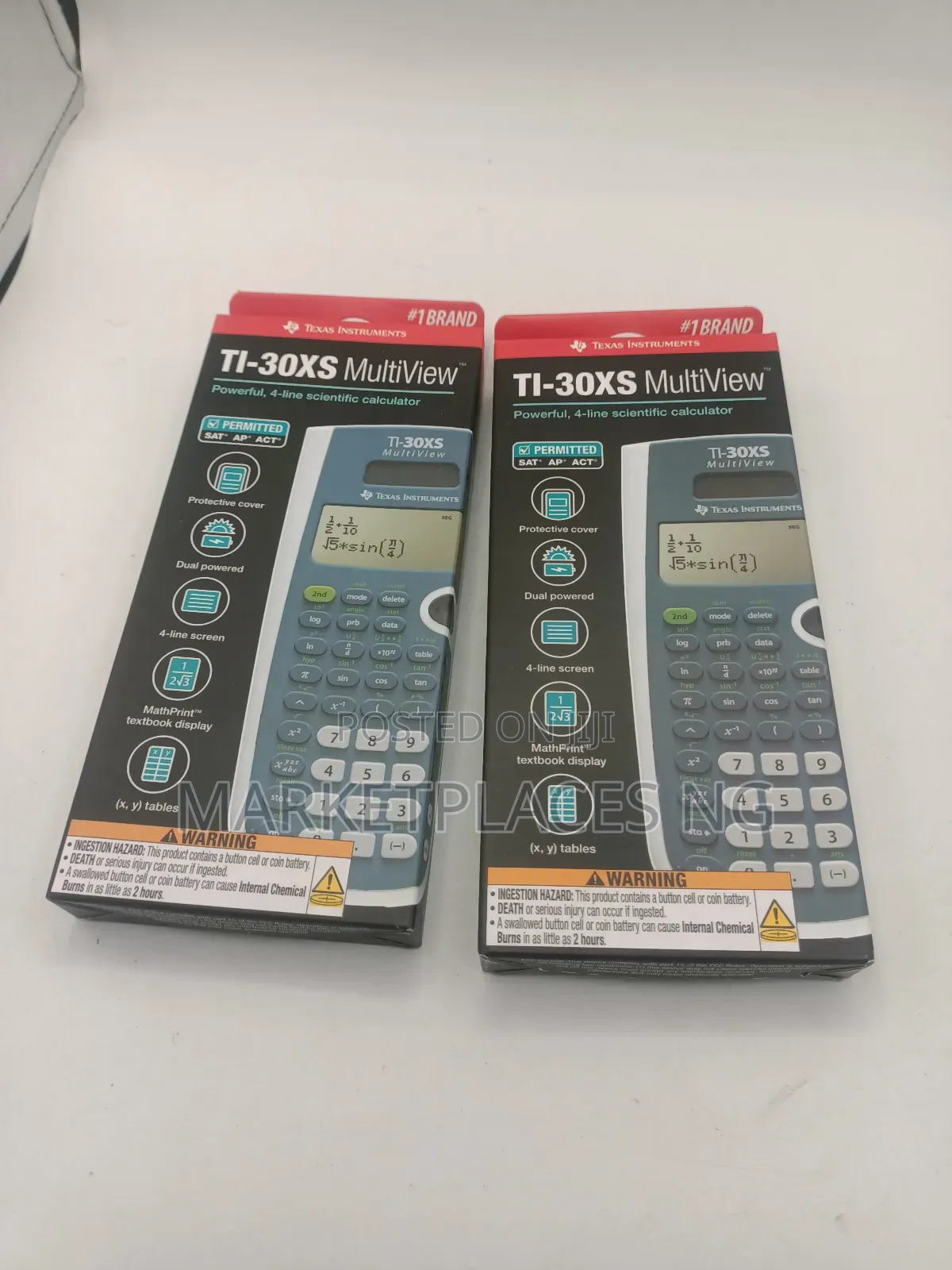 Texas Instruments Calculator Ti-30xs Sat Gre - Solar Powered