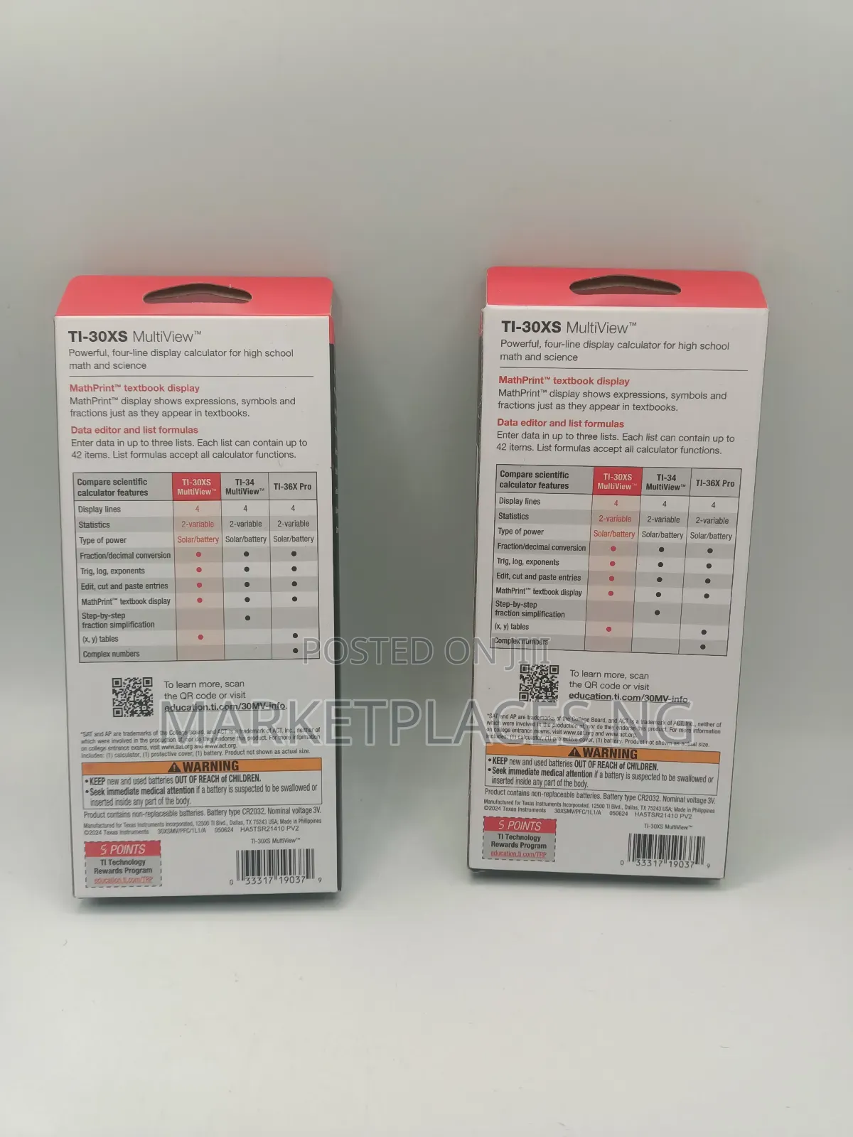 Texas Instruments Calculator Ti-30xs Sat Gre - Solar Powered