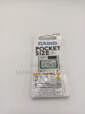Casio Pocket Calculator Hs-8va Mini 6-Function