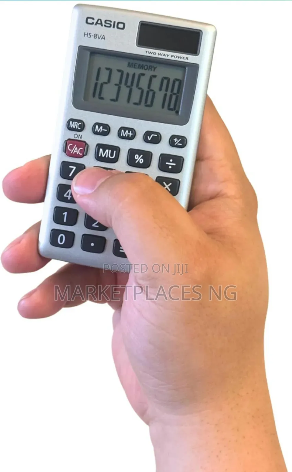 Casio Pocket Calculator Hs-8va Mini 6-Function