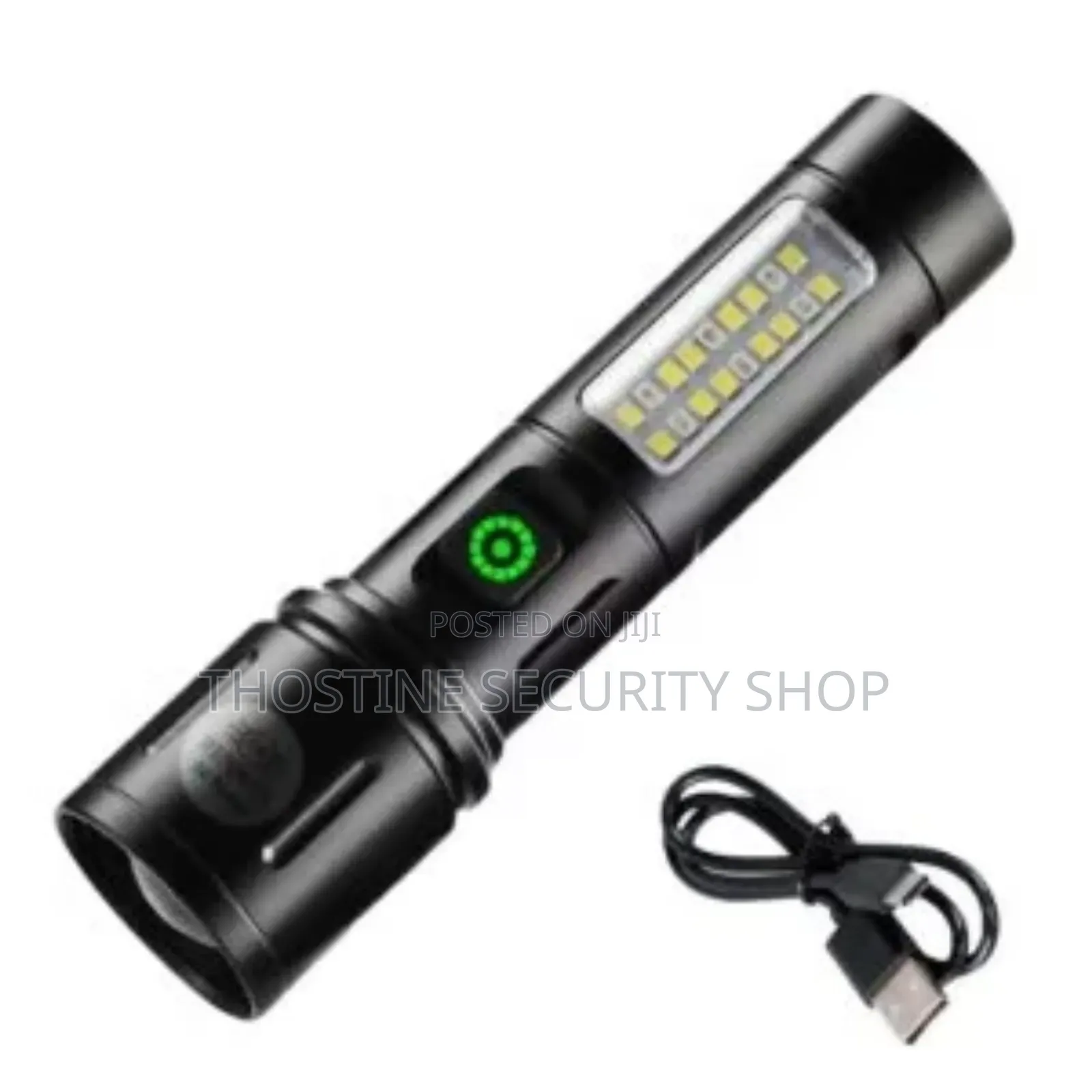 Tactical Flashlight With Cob Strobe Light
